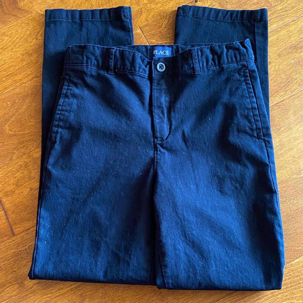Children’s Place Boy’s Regular Fit Pants 14 Black